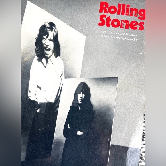 Rolling Stones Unauthorized Biography 1972 Book Photos Music Mick Jagger Band - Picture 15 of 15